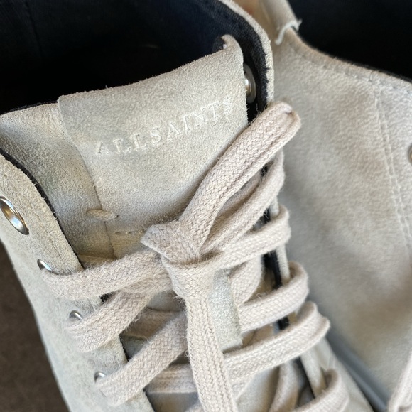 All Saints Suede Platform High Tops - Picture 3 of 7